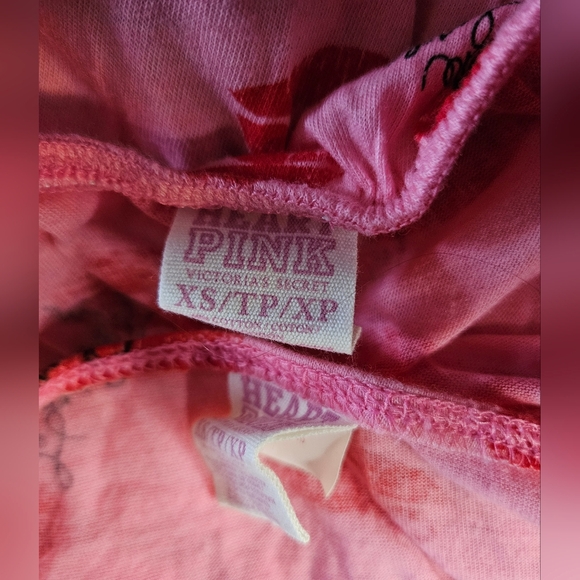 Victoria's Secret Pink Pajama Set XS - Picture 6 of 6